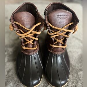 Sperry Big Kids Size 4 Dick Boot 🤎